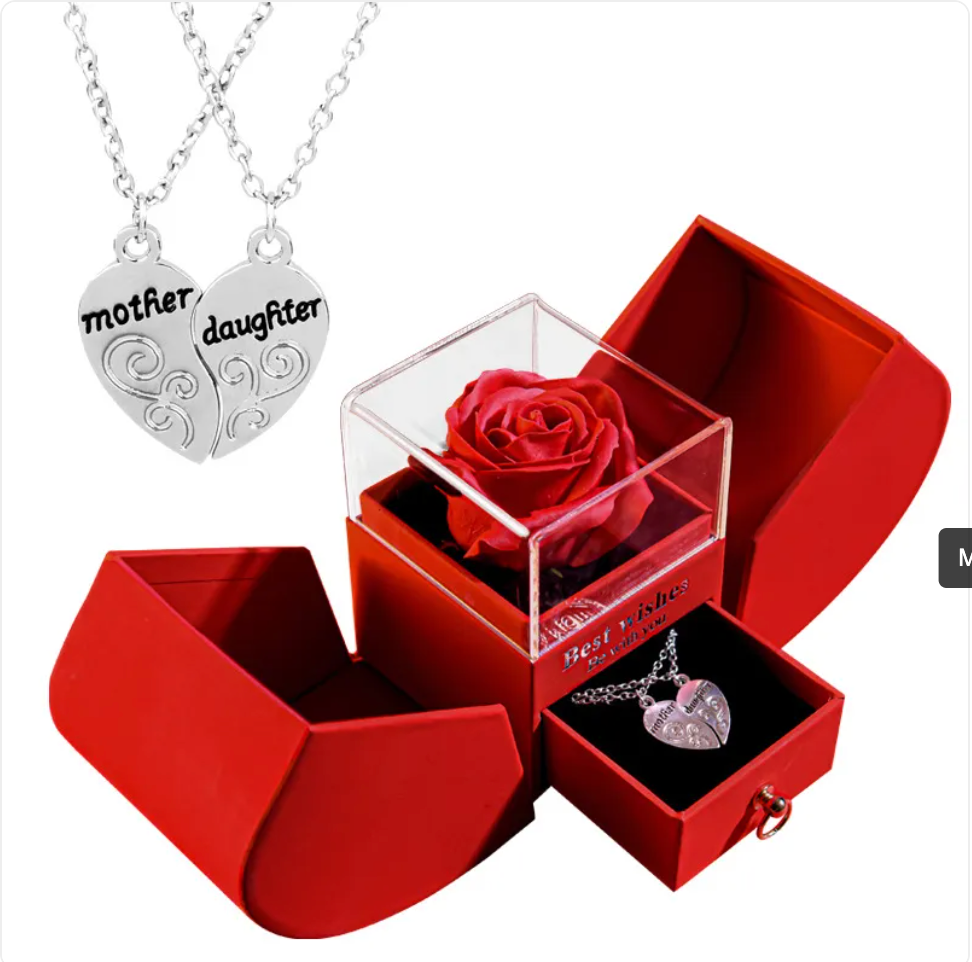 Christmas Necklace Jewelry Box Set