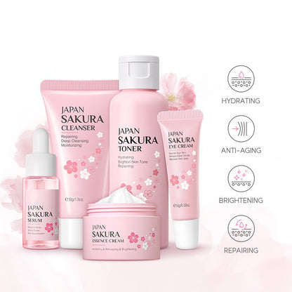Hydrating Face Cream 5-Piece Skincare Set