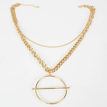 Fashionable Retro Ethnic Style Layered Necklace