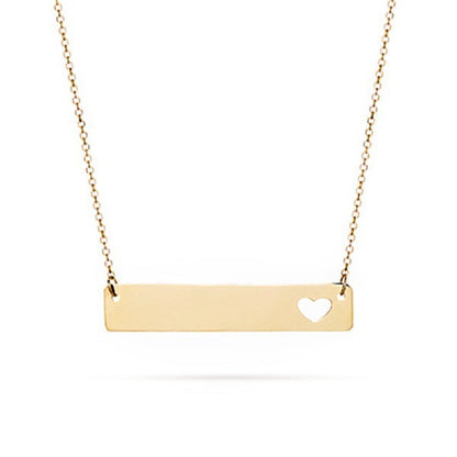 Heart Mother-Child Chain, Heart Clavicle Necklace