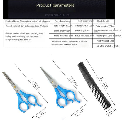 Kids Haircut Scissors Set with Comb for Pets and Babies