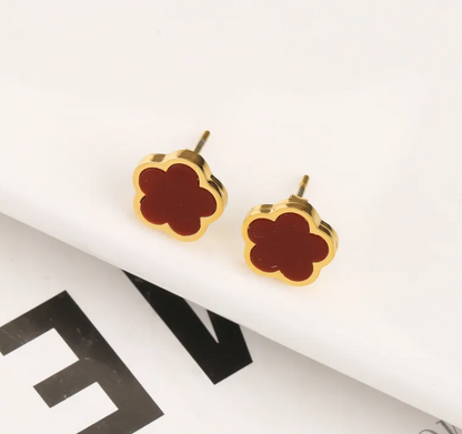 Flora Petal Stainless Jewelry Set