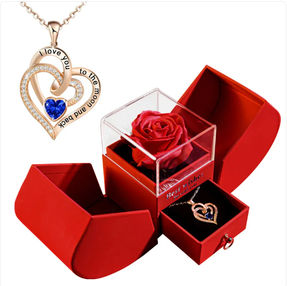 Christmas Necklace Jewelry Box Set