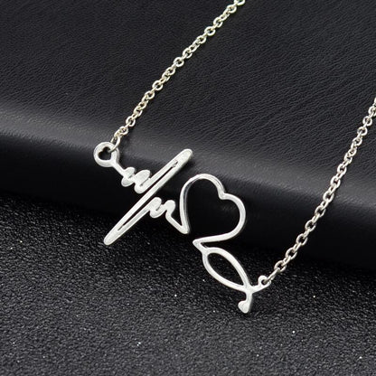 Heartbeat Jewelry - EKG Necklace