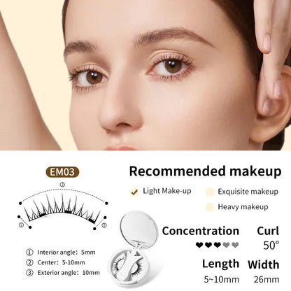 Magnetic False Eyelashes With Applicator