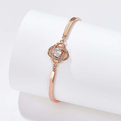 I AM ALWAYS WITH YOU Clover Bracelet for Women