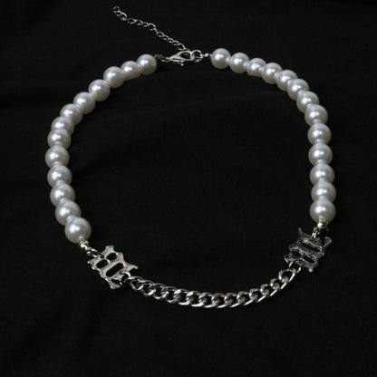 Pearl Chain Layered Necklace for Women (Trendy Style)