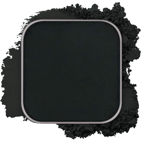 Fillwie Magnetic Single Matte Eyeshadow with Metal Pan Eyeliner Powder for Cat Eye Smoky Makeup Eyeshadow Refill Black Pan for DIY Empty Magnetic Palette (Midnight Noir)