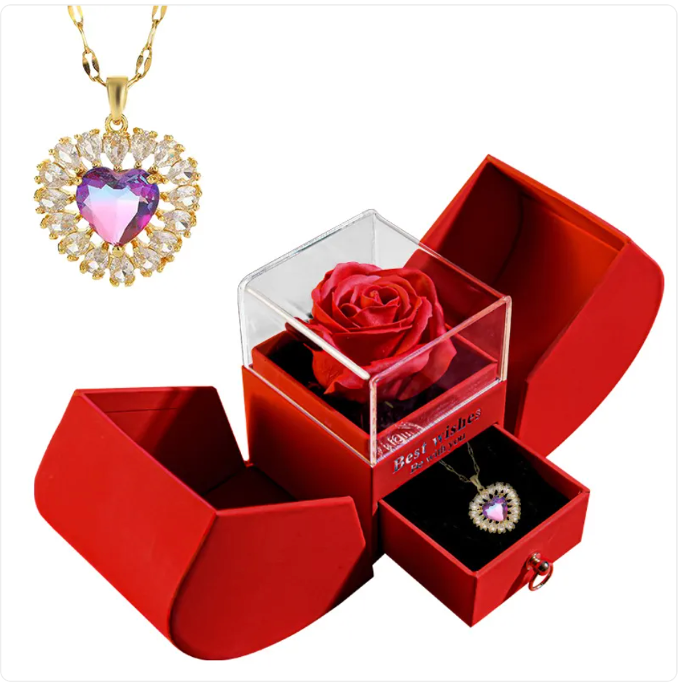Christmas Necklace Jewelry Box Set