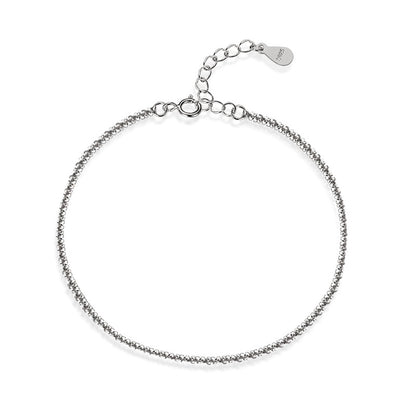Starry Sky Flower Bracelet for Women - Silver Plated
