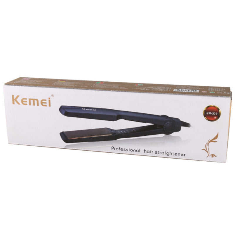 Electric Hair Straightener with Curling Feature