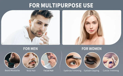 Stainless Steel Eyebrow and Eyelash Scissors for Women