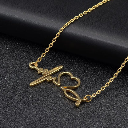 Heartbeat Jewelry - EKG Necklace