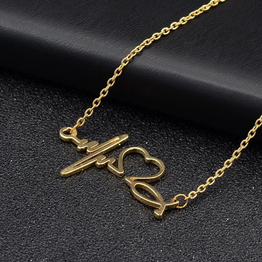 Heartbeat Jewelry - EKG Necklace