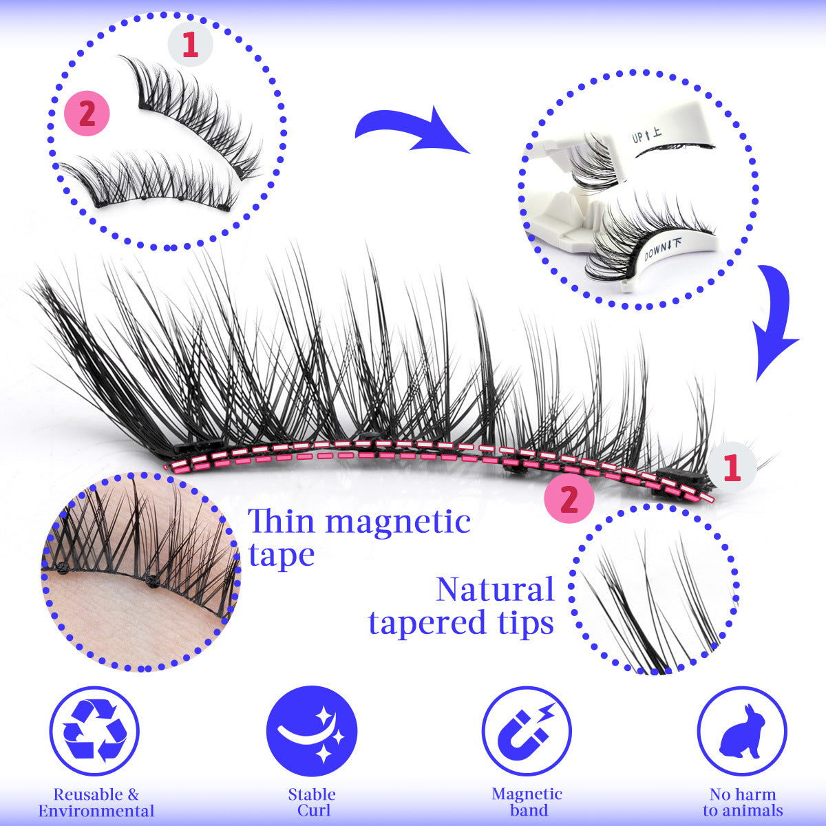 Reusable Waterproof False Eyelashes