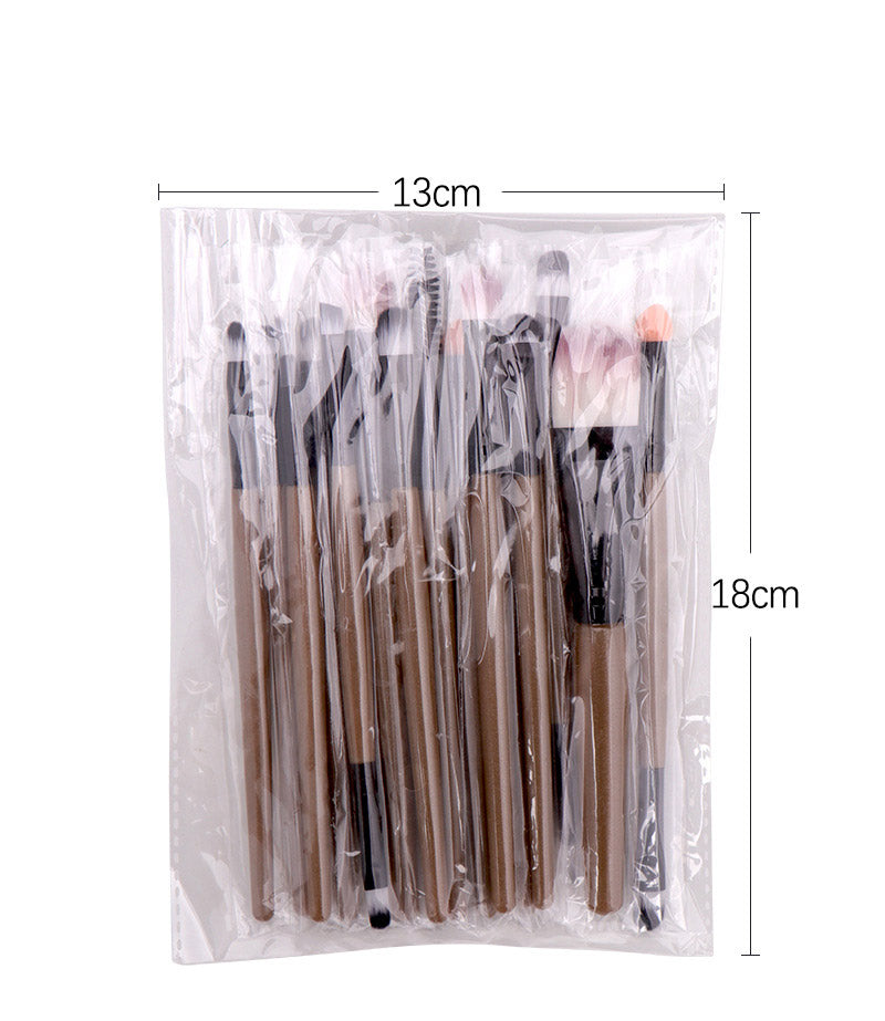 15-Piece Makeup Brush Set for Eyeshadow and Beauty