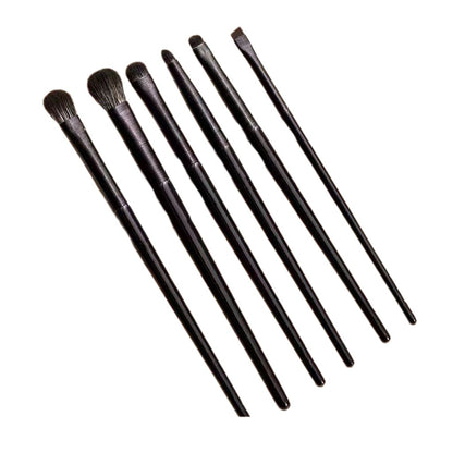 Soft Bristle Eyeshadow Brush Set - 6 Makeup Tools