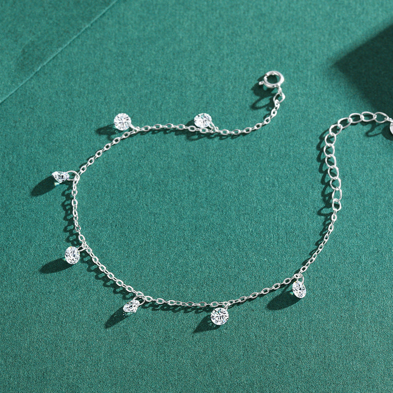 S925 Silver Summer Bracelet with Sparkling Zirconia