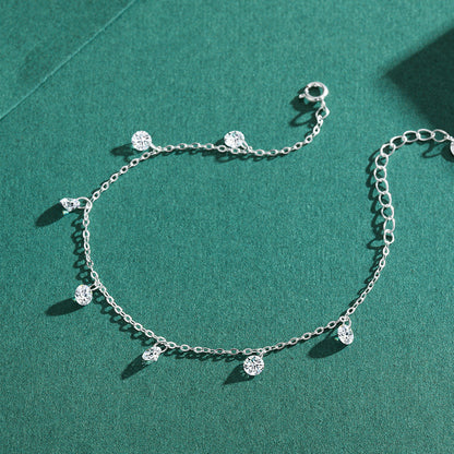 S925 Silver Summer Bracelet with Sparkling Zirconia