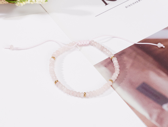 Woven Stone Bead Bracelet Jewelry