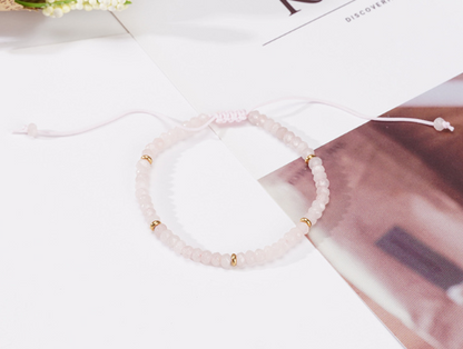 Woven Stone Bead Bracelet Jewelry