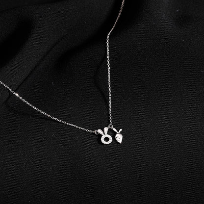 Sterling Silver Necklace for Women, Clavicle Chain