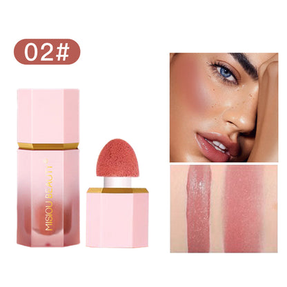 Long-Lasting Waterproof Liquid Blush Stick for Makeup