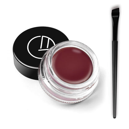 GOOD MOTHER Eyeliner Gel SetLong Lasting Waterproof Gel Eyeliner With 5.51 IN Long Eyeliner BrushHigh-Intensity Pigments Smudge-Proof Eye Liner Makeup Creamy Eyeliner Gel 5G-Purple Red