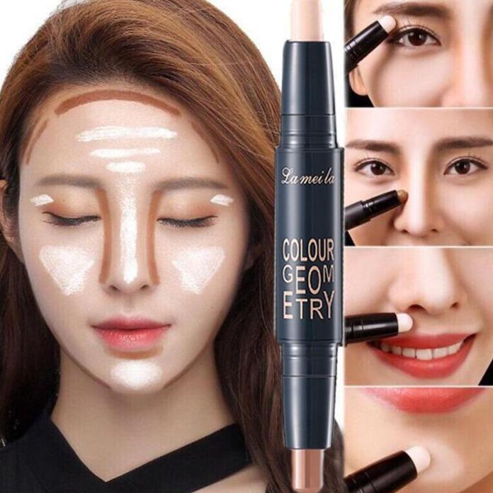 Double-Ended Highlighter and Contour Makeup Stick