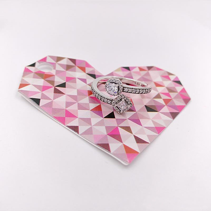 Elegant S925 Hollow Silver Ring for Women (191031CZ)
