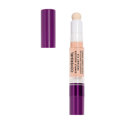 COVERGIRL Simply Ageless Instant Fix Advanced Concealer Hydrating Nude 0.1 Oz Concealer Makeup Full Coverage Concealer Under Eye Concealer Concealer for Dark Circles Blends Easily