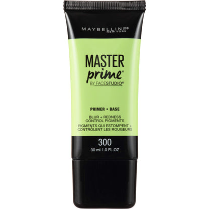 Maybelline Face Studio Master Prime Face Primer Makeup Base Blur + Redness Control 1 Count