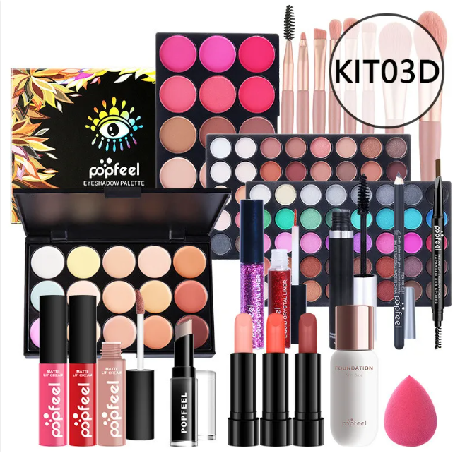 Beginner's Complete Makeup Set – Concealer, Eyeliner & Brow Pencil