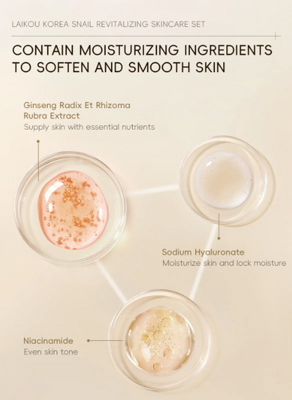 Snail Skin Care Five-piece Set Face