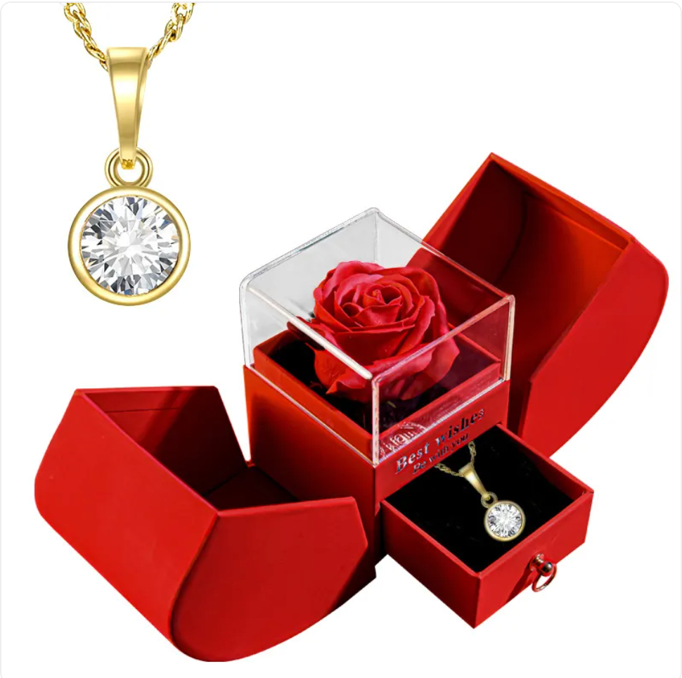 Christmas Necklace Jewelry Box Set