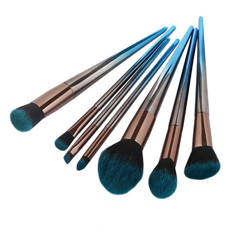 7-Piece Gradient Makeup Brush Set for Eyeshadow