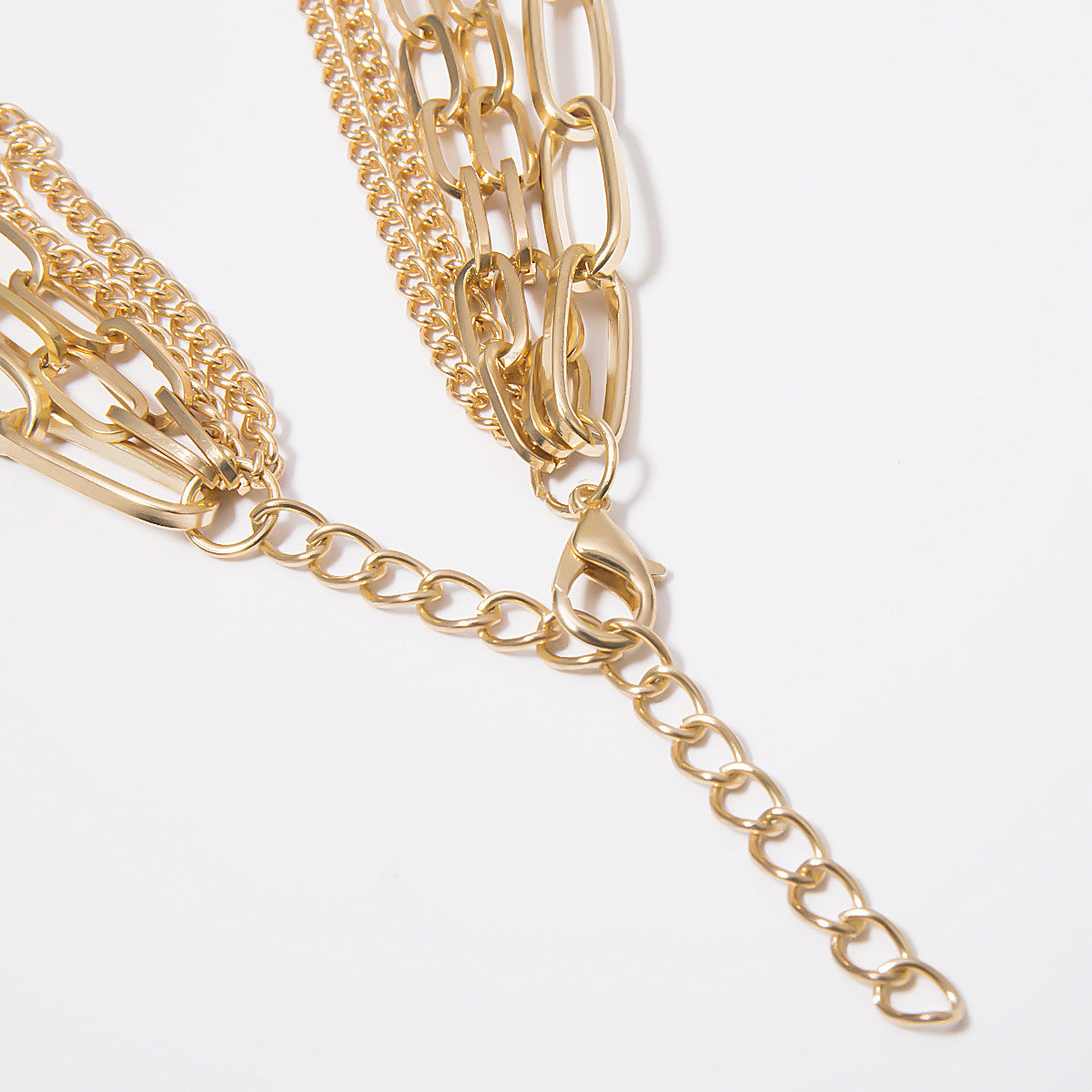 Layered Chain Necklace - Vintage Punk Style for Women