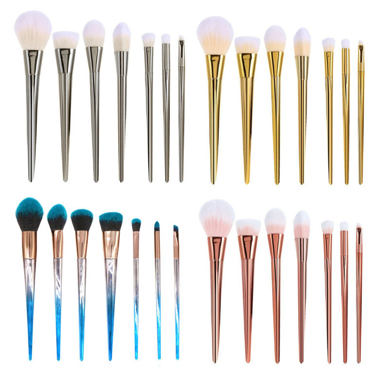 7-Piece Gradient Makeup Brush Set for Eyeshadow