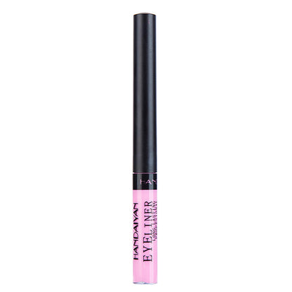 DekRion Liquid Eyeliner Matte Colored EyelinersPink-Eyeliner White Black Red Brown Green Purple Waterproof High-pigmented Colorful Eyeliners Eye Makeup 1PC Pink
