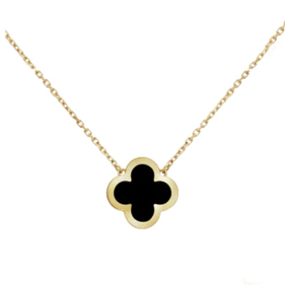 High-End Four Leaf Clover Bracelet in Titanium Steel