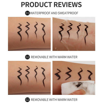 New Waterproof Black Eyeliner Pen for Quick Dry Makeup
