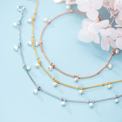 Elegant Pearl Bracelet in S925 Silver for Women