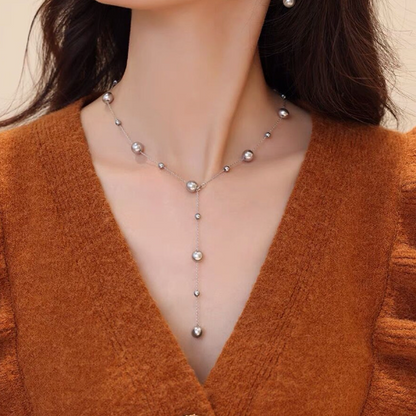 Gypsophila Flower Pendant Necklace