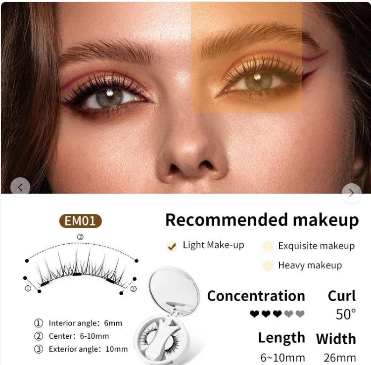Magnetic False Eyelash Kit