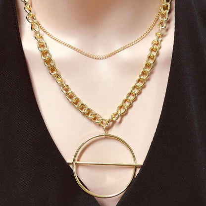 Fashionable Retro Ethnic Style Layered Necklace