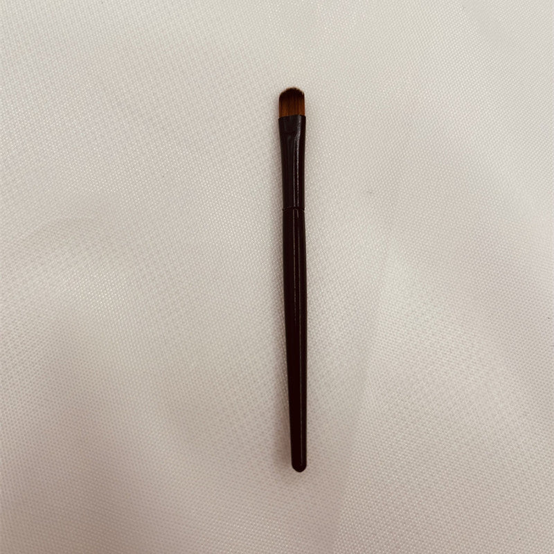 Black Round Head Eyeshadow Brush - Multi-Color Makeup Tool
