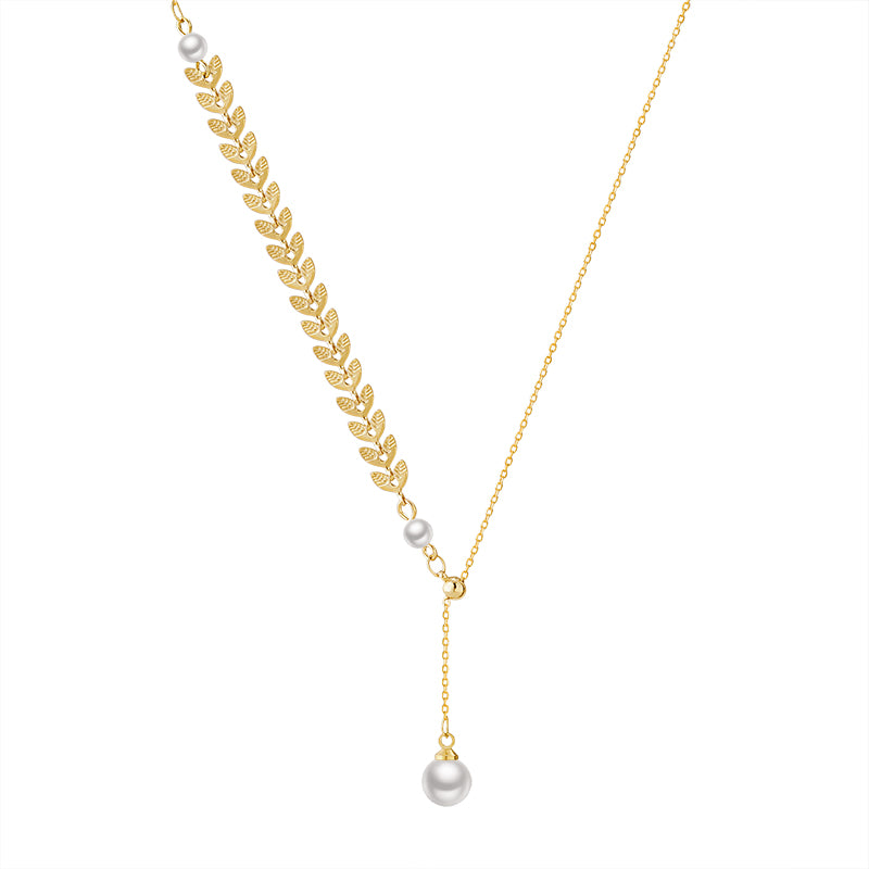 Double Layer Pearl Choker Necklace for Women