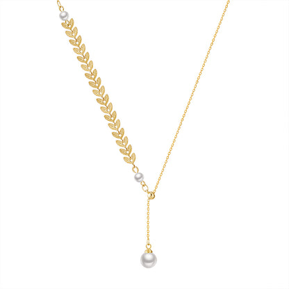 Double Layer Pearl Choker Necklace for Women