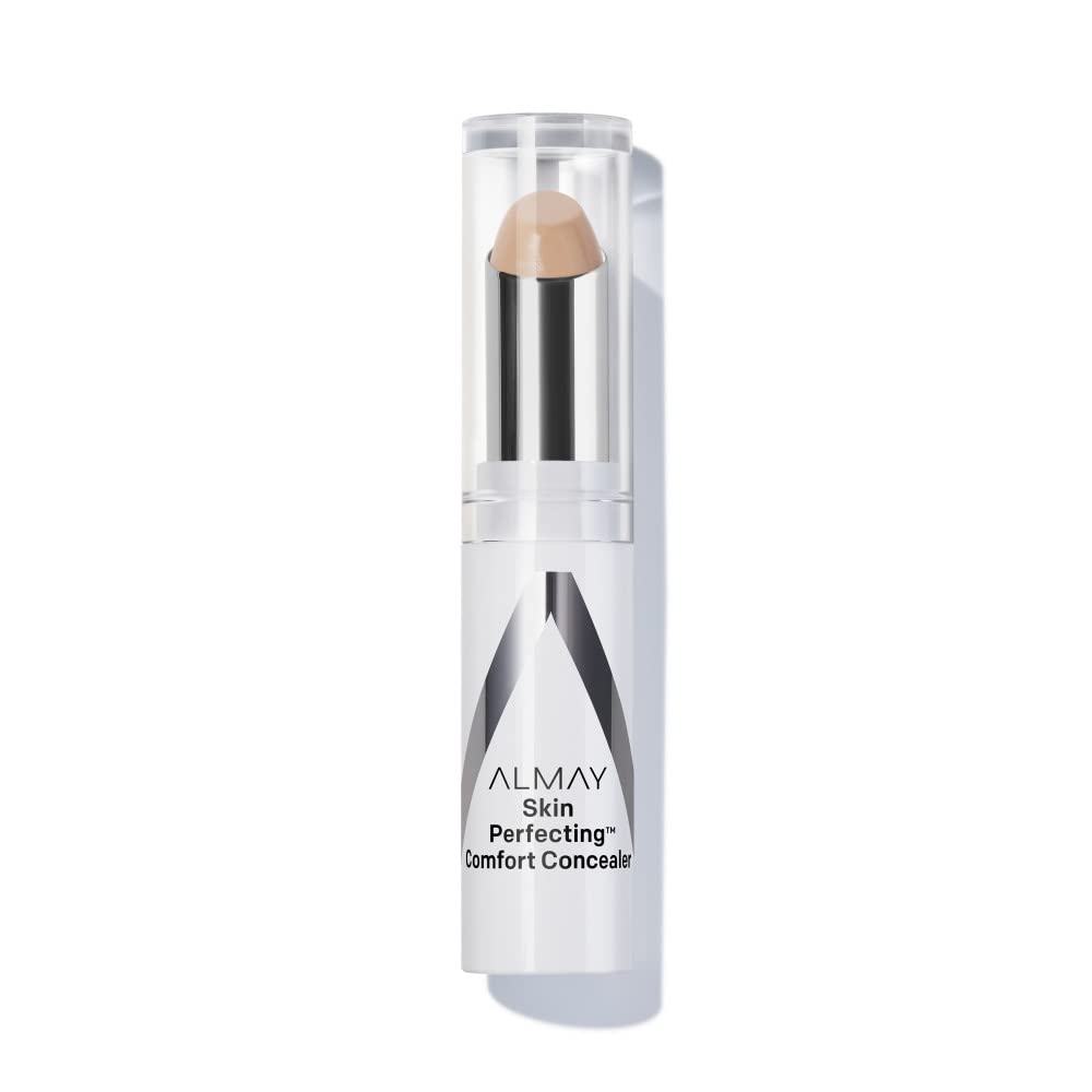 Almay Concealer Face Makeup Full Coverage Concealer Matte Finish Oil Free Hypoallergenic-Fragrance Free Dermatologist Tested 120 Light 0.13 Oz