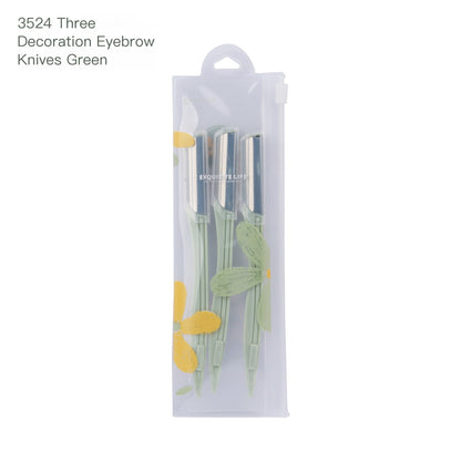 Eyebrow Razor Beauty Tool Set for Beginners (3 Pack)